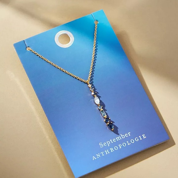 Anthropologie Jewelry - NWT Anthropologie Birthstone Pendant Necklace- September